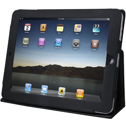 Daffodil IPC850 – Custodia in pelle PU per Apple iPad – Con supporto