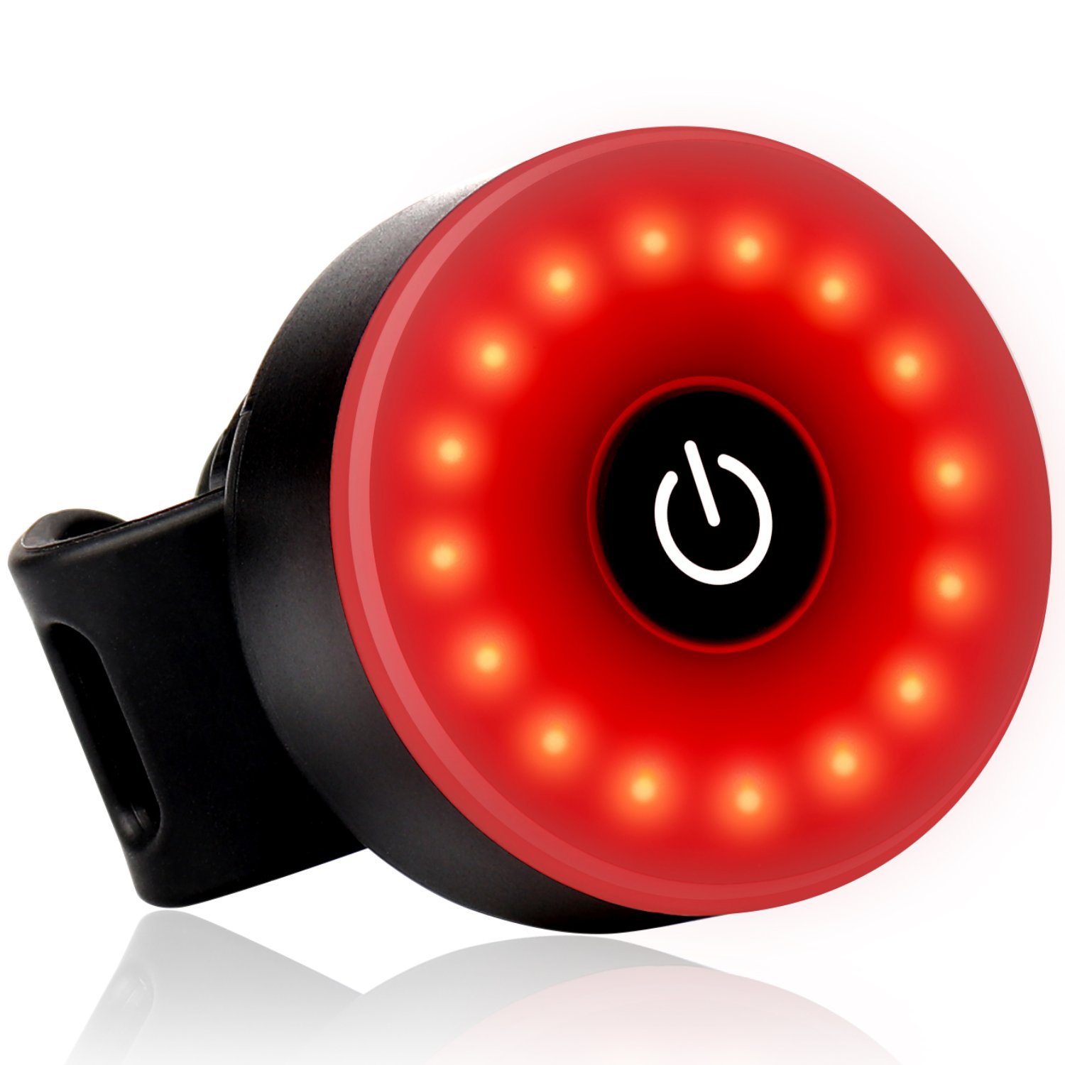 Bike Light Rechargeable Tail Light 5 LED Modes IPX5 for Bicycles, Helmets and Scooters - August LEC500